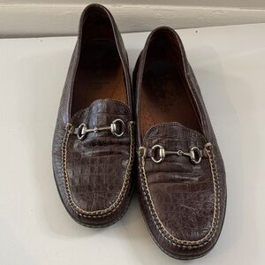 T.B. Phelps brown loafers